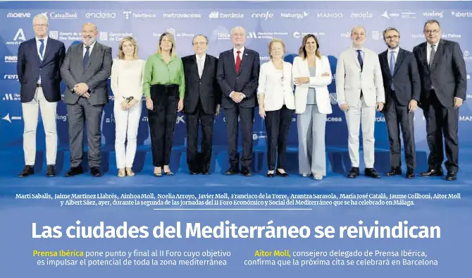 LAS CIUDADES DEL MEDITERRÁNEO SE REIVINDICAN