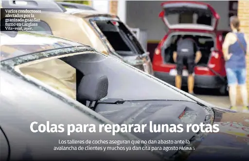 COLAS PARA REPARAR LUNAS ROTAS