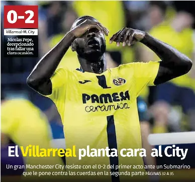 DEPORTES EL VILLARREAL PLANTA CARA AL CITY