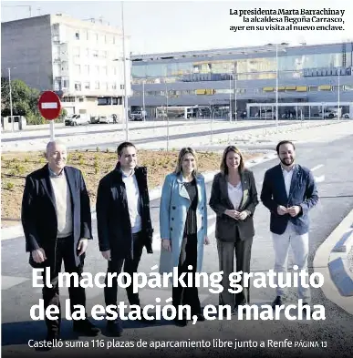EL MACROPÁRKING GRATUITO DE LA ESTACIÓN, EN MARCHA
