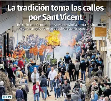LA TRADICIÓN TOMA LAS CALLES POR SANT VICENT
