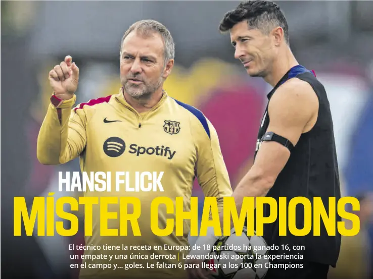 HANSI FLICK MÍSTER CHAMPIONS