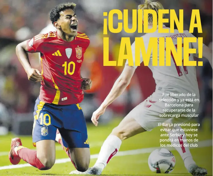 ¡CUIDEN A LAMINE!