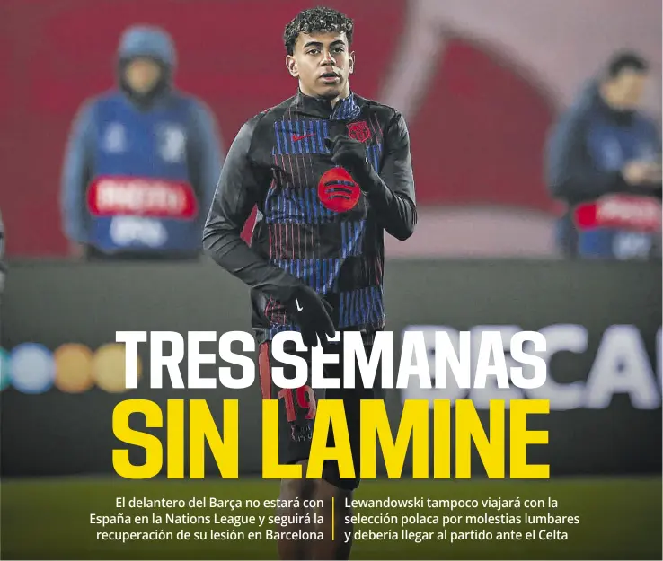 TRES SEMANAS SIN LAMINE