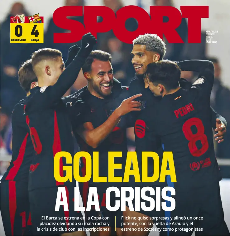 GOLEADA A LA CRISIS