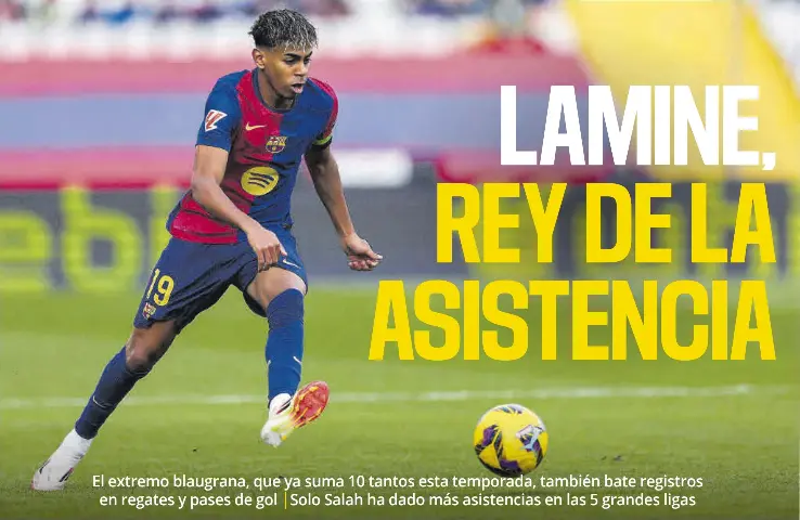 LAMINE, REY DE LA ASISTENCIA