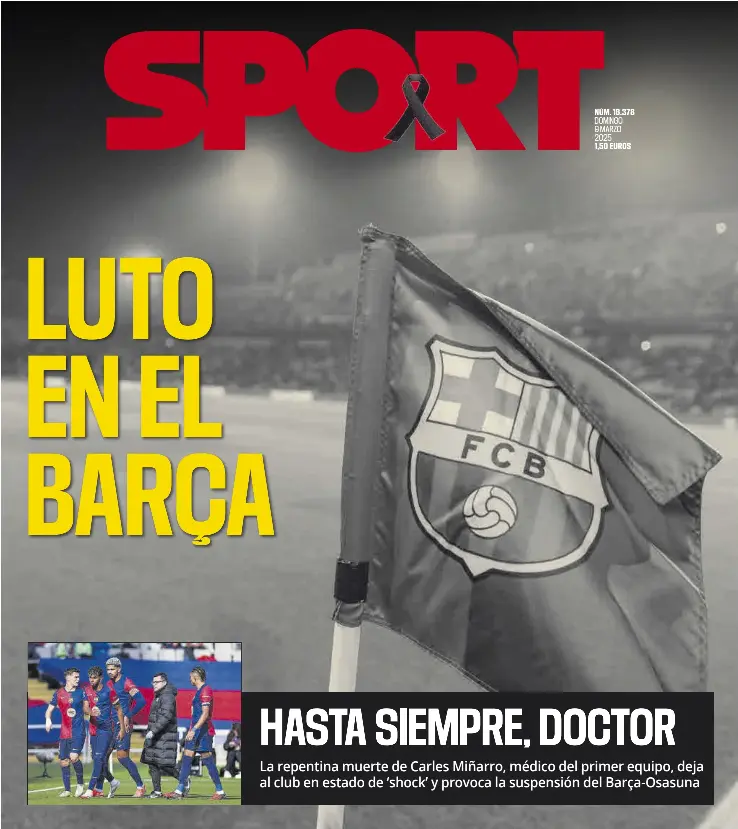 LUTO EN EL BARÇA