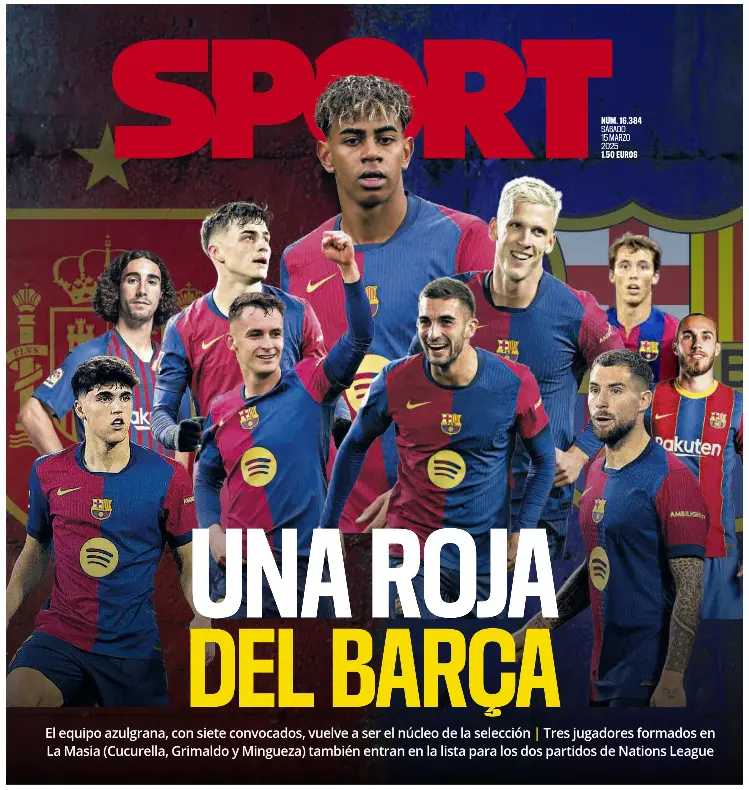 UNA ROJA DEL BARÇA