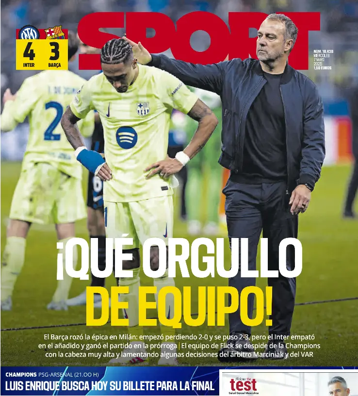 ¡ QUÉ ORGULLO DE EQUIPO!