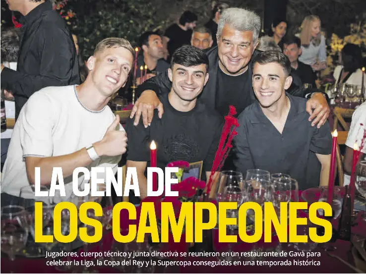 LA CENA DE LOS CAMPEONES