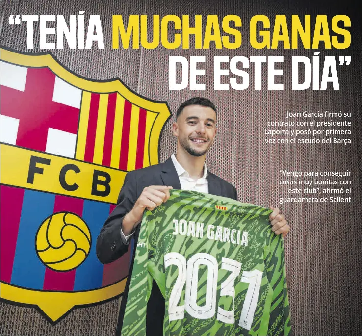 “TENÍA MUCHAS GANAS DE ESTE DÍA”