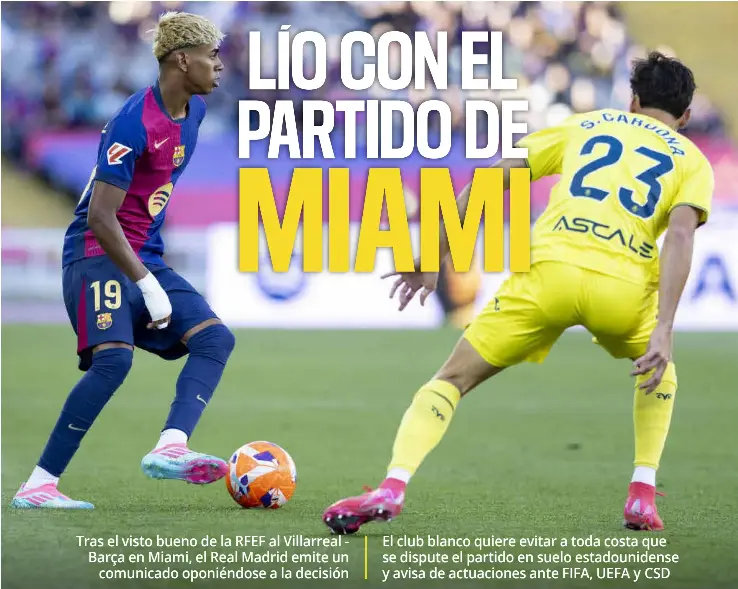 LÍO CON EL PARTIDO DE MIAMI