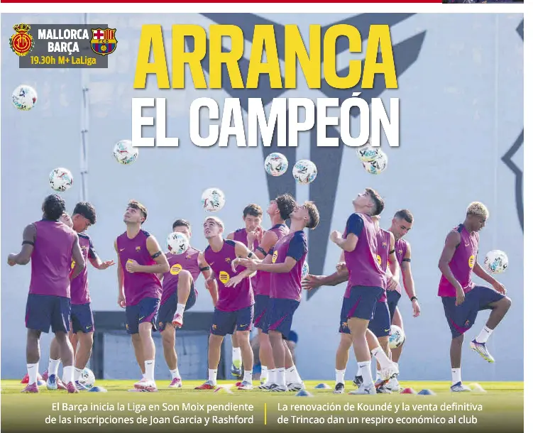 ARRANCA EL CAMPEÓN