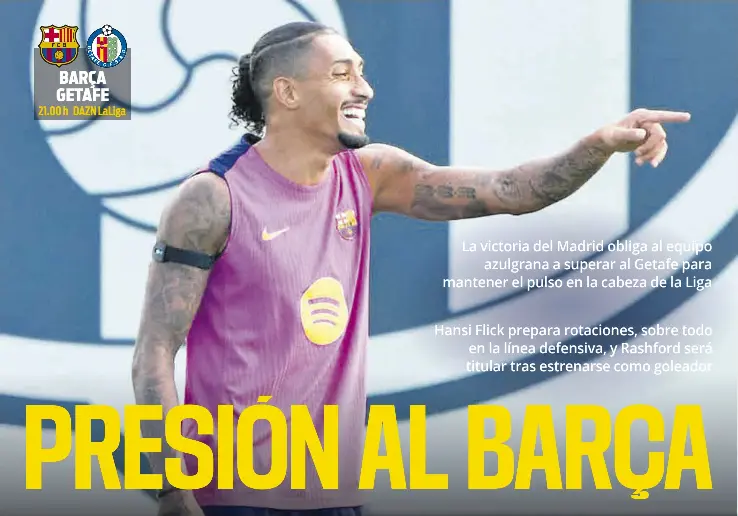 PRESIÓN AL BARÇA