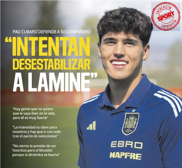 “INTENTAN DESESTABILIZAR A LAMINE”