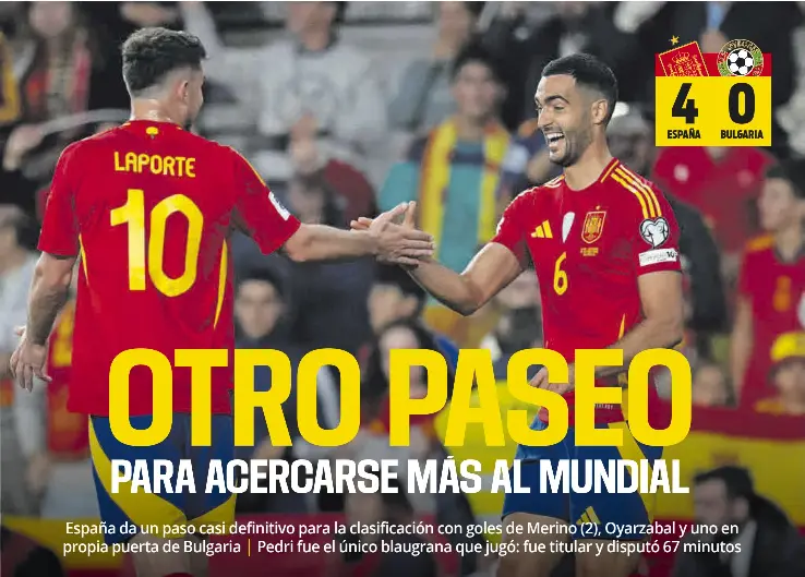 OTRO PASEO PARA ACERCARSE MÁS AL MUNDIAL