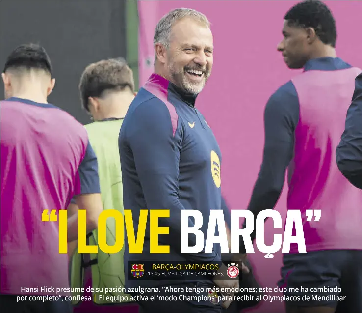 “I LOVE BARÇA”
