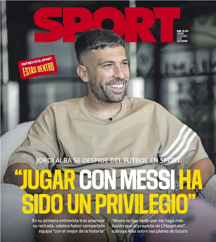 “JUGAR CON MESSI HA SIDO UN PRIVILEGIO”