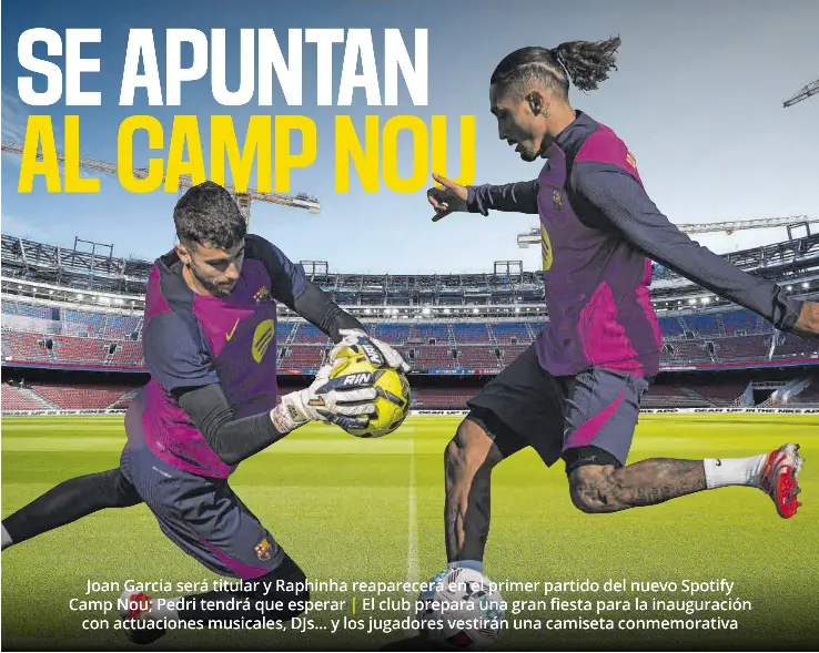 SE APUNTAN AL CAMP NOU
