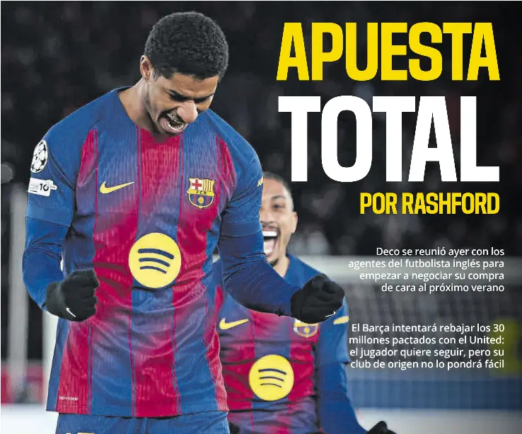 APUESTA TOTAL POR RASHFORD