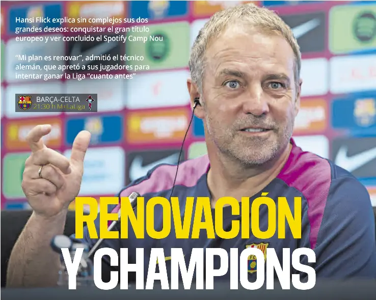 RENOVACIÓN Y CHAMPIONS