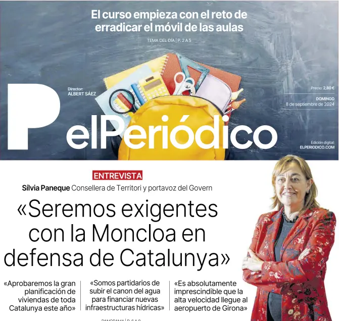 «SEREMOS EXIGENTES CON LA MONCLOA EN DEFENSA DE CATALUNYA»