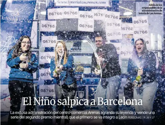 EL NIÑO SALPICA A BARCELONA