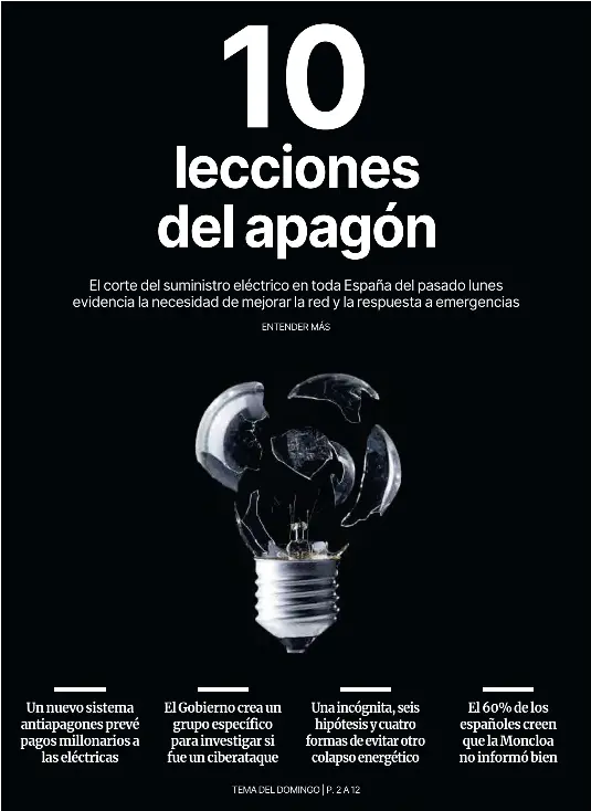 10 LECCIONES DEL APAGÓN