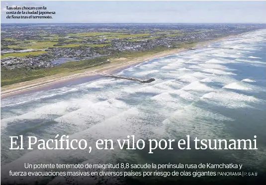 EL PACÍFICO, EN VILO POR EL TSUNAMI