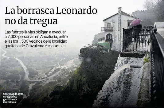 LA BORRASCA LEONARDO NO DA TREGUA