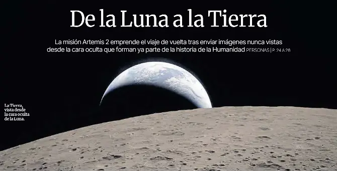 DE LA LUNA A LA TIERRA