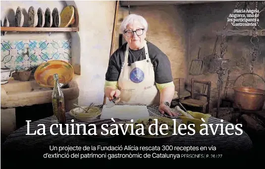 LA CUINA SÀVIA DE LES ÀVIES