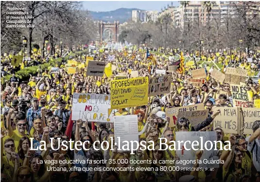 LA USTEC COL·LAPSA BARCELONA
