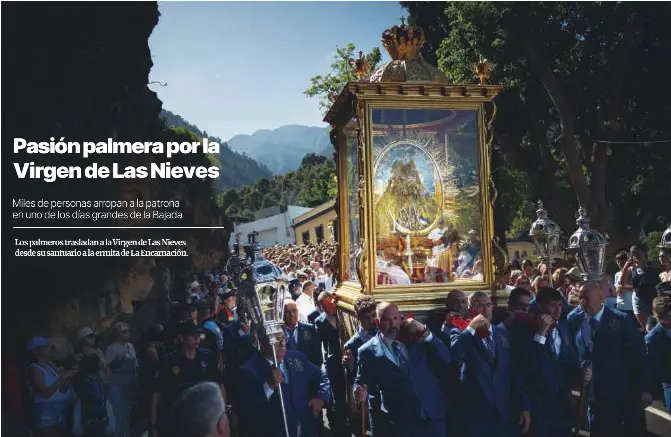 PASIÓN PALMERA POR LA VIRGEN DE LAS NIEVES