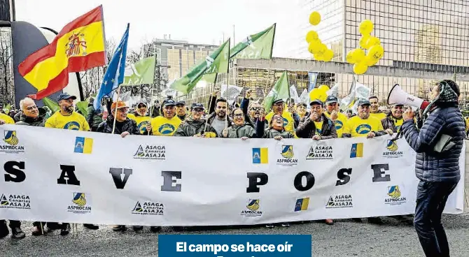 EL CAMPO SE HACE OÍR EN BRUSELAS