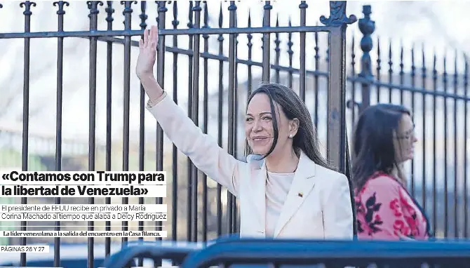 «CONTAMOS CON TRUMP PARA LA LIBERTAD DE VENEZUELA»