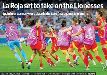 LA ROJA SET TO TAKE ON THE LIONESSES