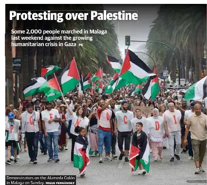 PROTESTING OVER PALESTINE