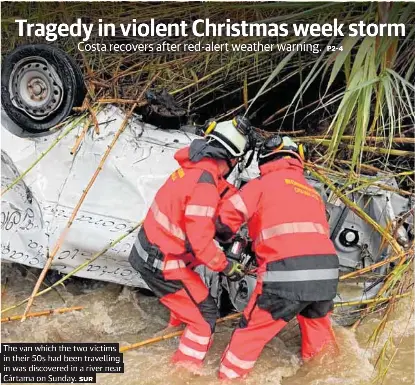 TRAGEDY IN VIOLENT CHRISTMAS WEEK STORM