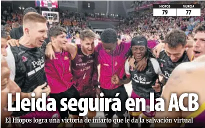 LLEIDA SEGUIRÁ EN LA ACB