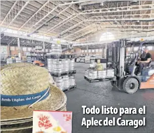 TODO LISTO PARA EL APLEC DEL CARAGOL