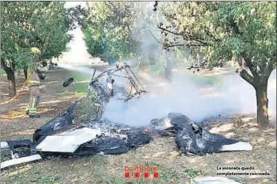 SOBREVIVEN TRAS ESTRELLARSE SU AVIONETA