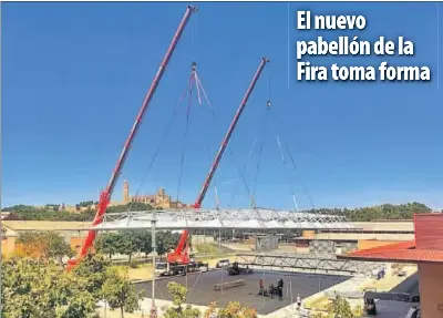 EL NUEVO PABELLÓN DE LA FIRA TOMA FORMA