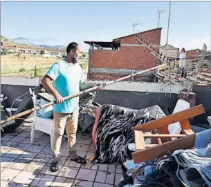 SIN TEJADO POR LA TORMENTA