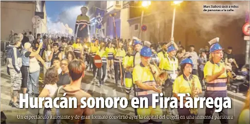 HURACÁN SONORO EN FIRATÀRREGA