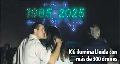 ICG ILUMINA LLEIDA CON MÁS DE 300 DRONES