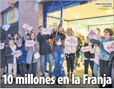 10 MILLONES EN LA FRANJA