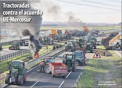 TRACTORADAS CONTRA EL ACUERDO UE-MERCOSUR