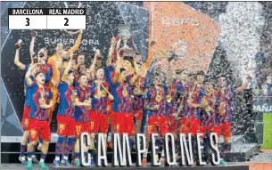 ¡SUPERCAMPEÓN BARÇA!