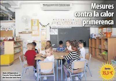 MESURES CONTRA LA CALOR PRIMERENCA